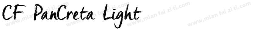 CF PanCreta Light字体转换